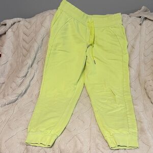 lululemon athletica Neon Yellow Women's Jogger Track Pants
